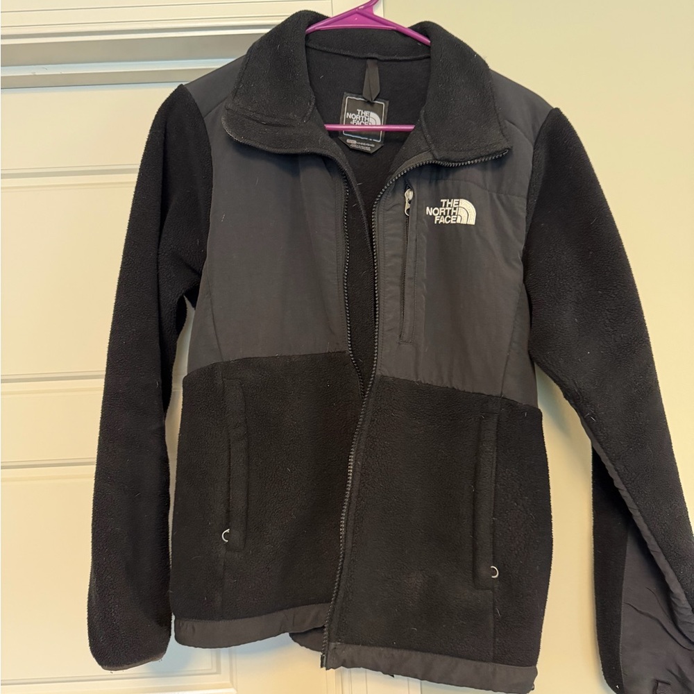 The North Face Charcoal and Black Fleece Jacket